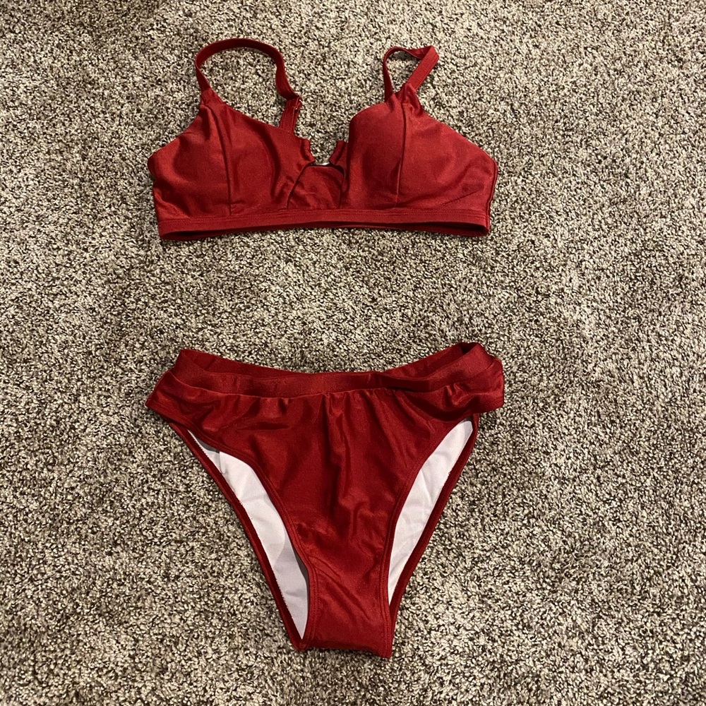 FLASH SALE ROMWE Medium Red Bikini Swimsuit